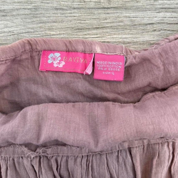 Vintage Raviya Ombré Ruffled Skirt - Picture 2 of 3